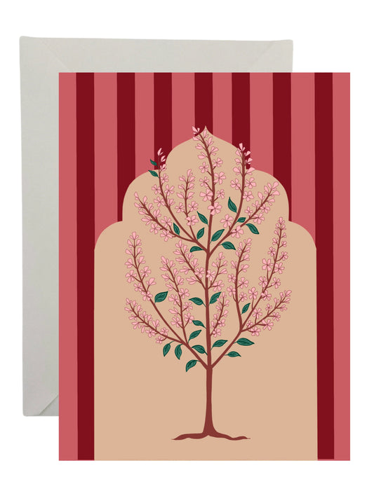 Tree with Stripes and Arch Card - LAST FEW!