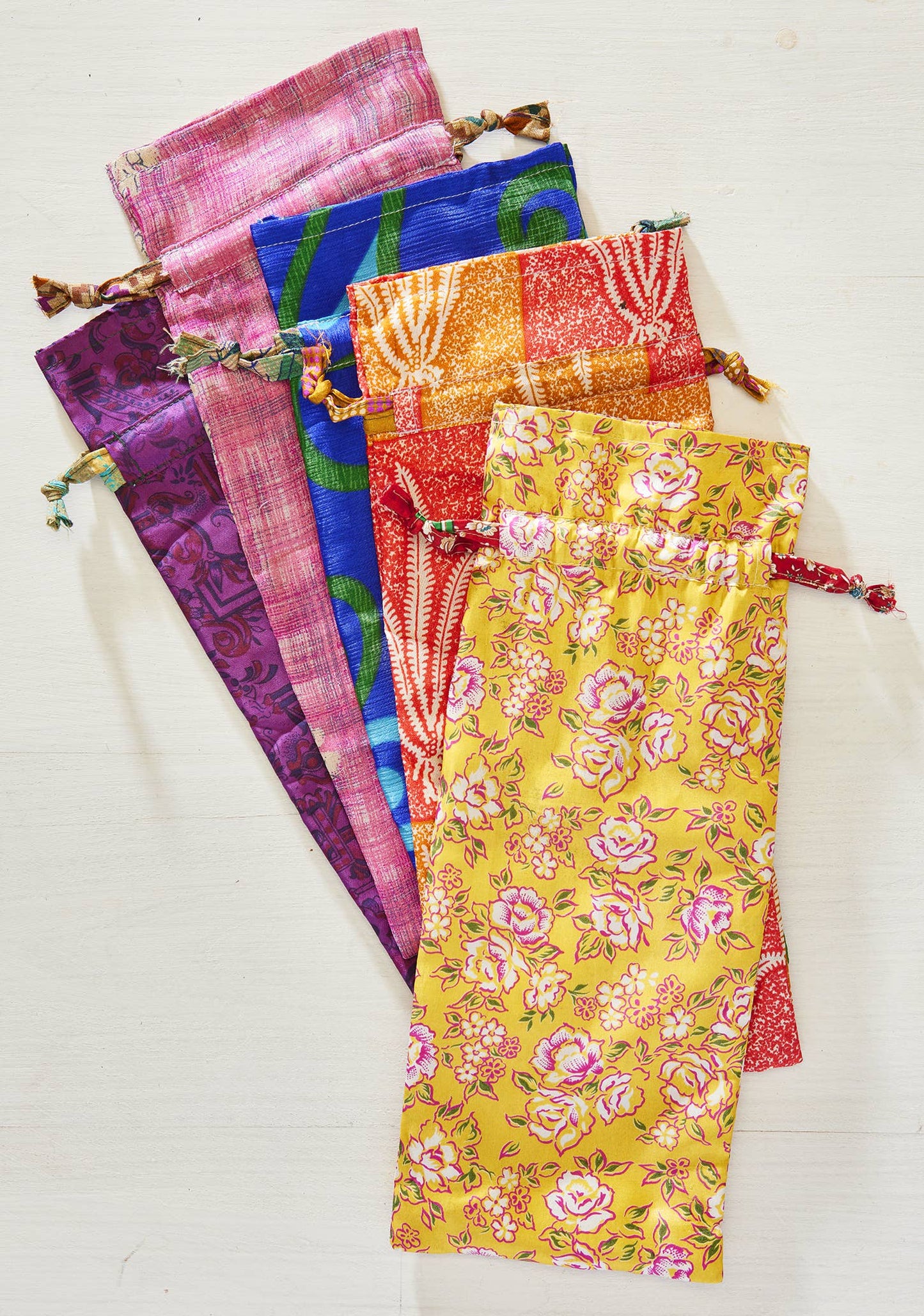 Recycled Sari Bottle Gift Bag - LAST FEW!