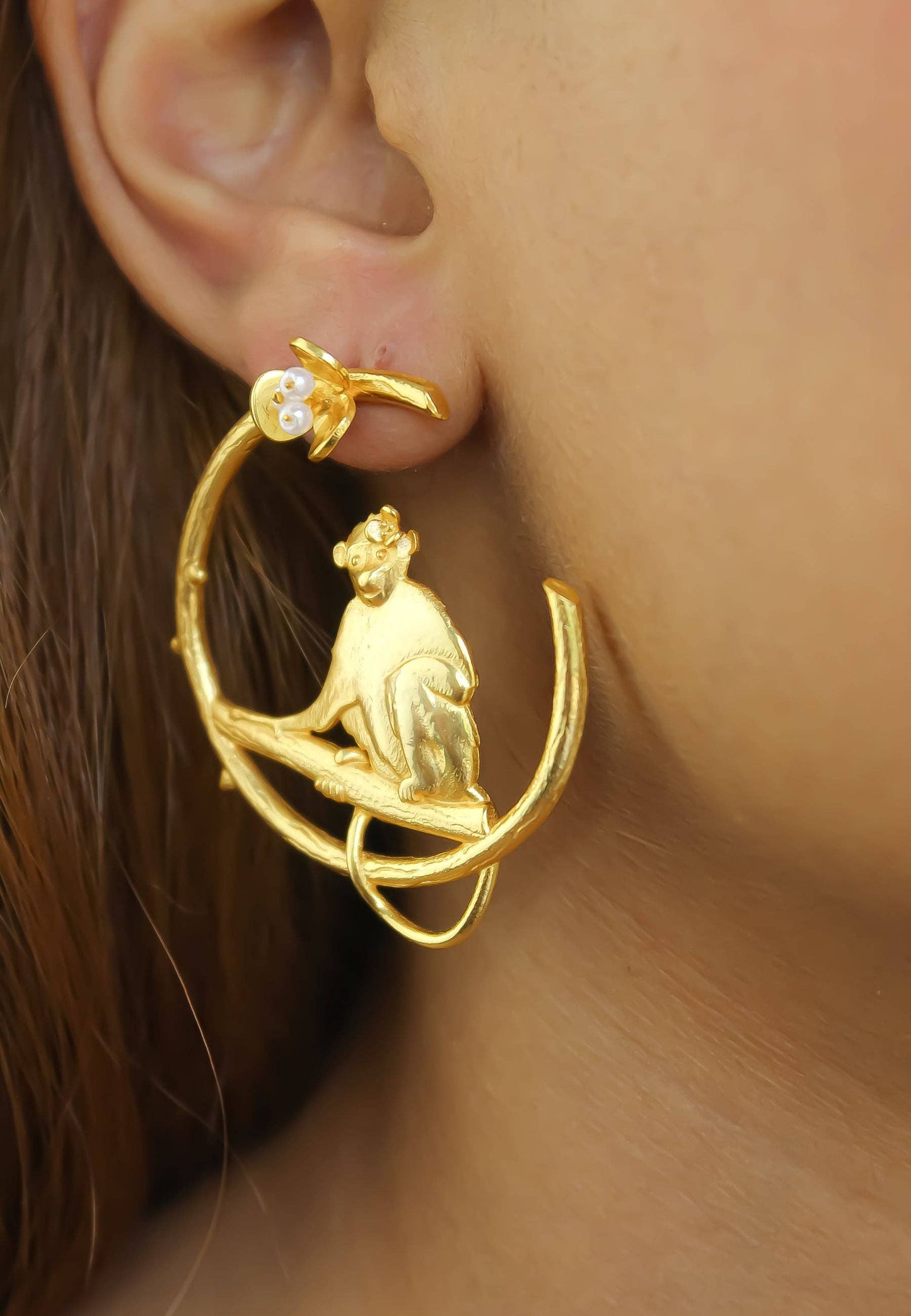 Monkey Earrings - LAST FEW!