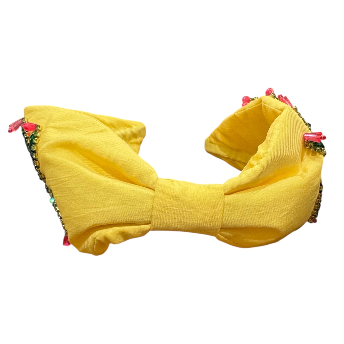 Satin Crepe Palm Tree Headband