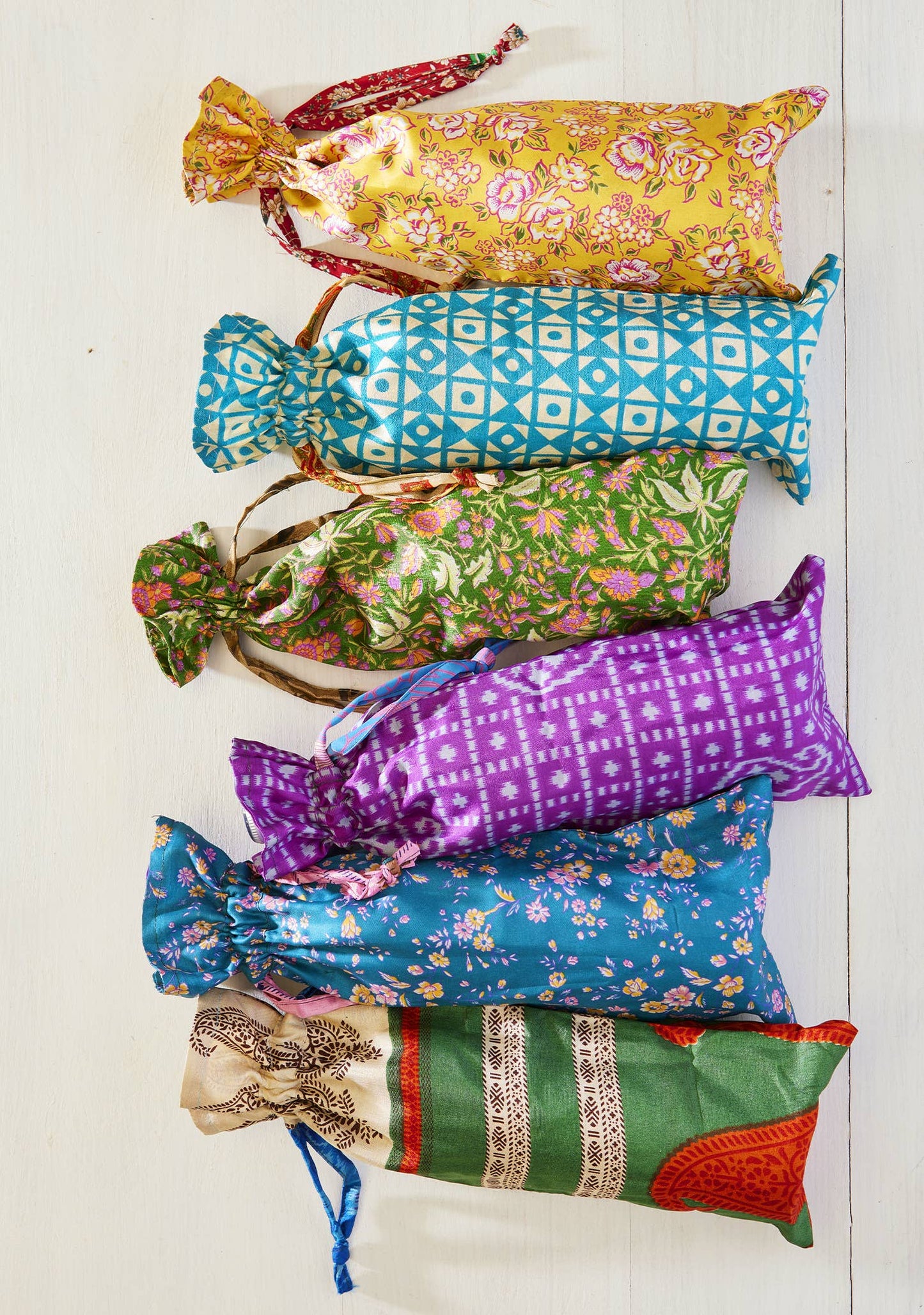 Recycled Sari Bottle Gift Bag - LAST FEW!