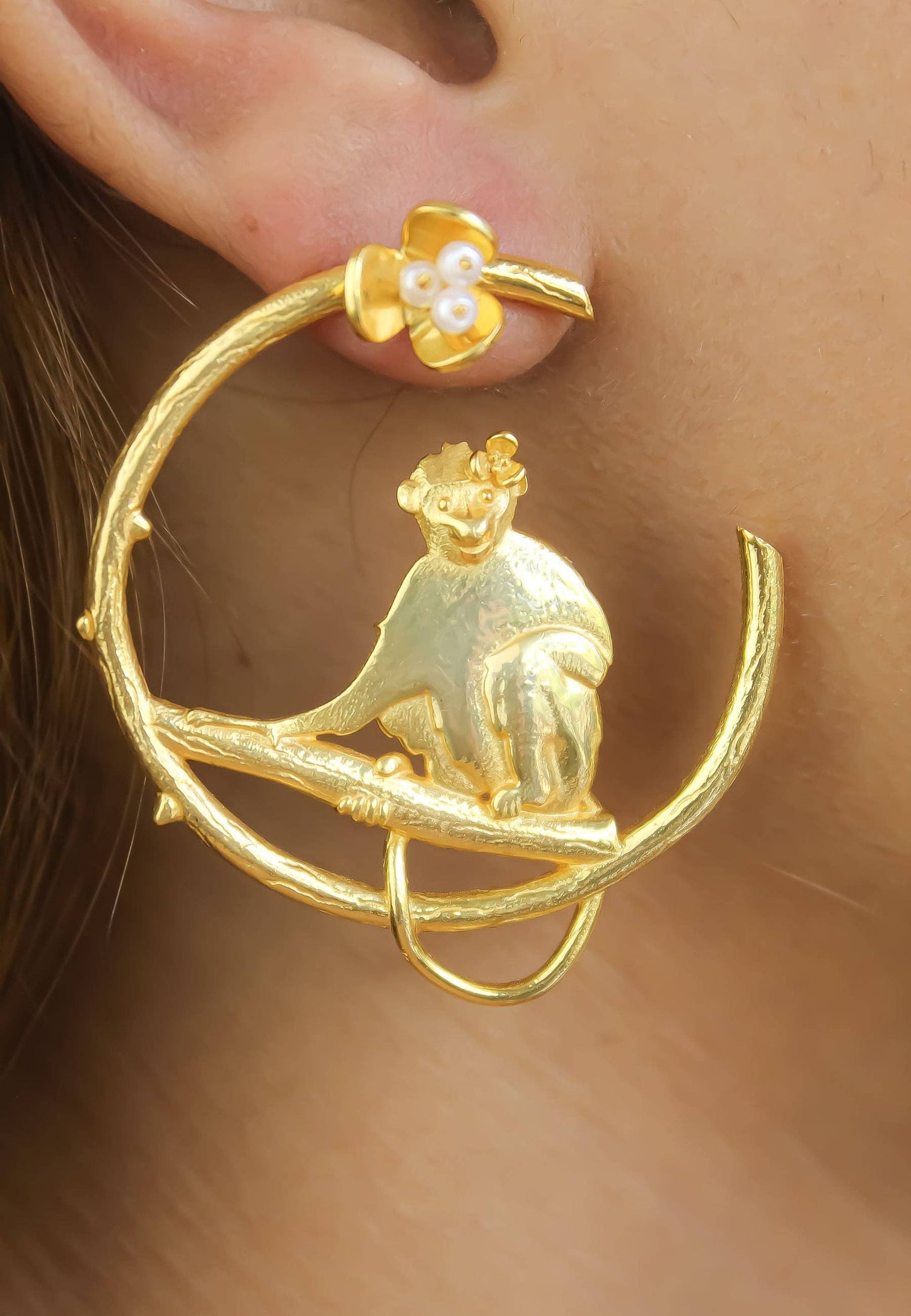Monkey Earrings - LAST FEW!