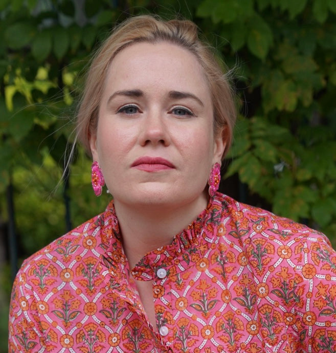 Dogwood Beaded Stud Earrings