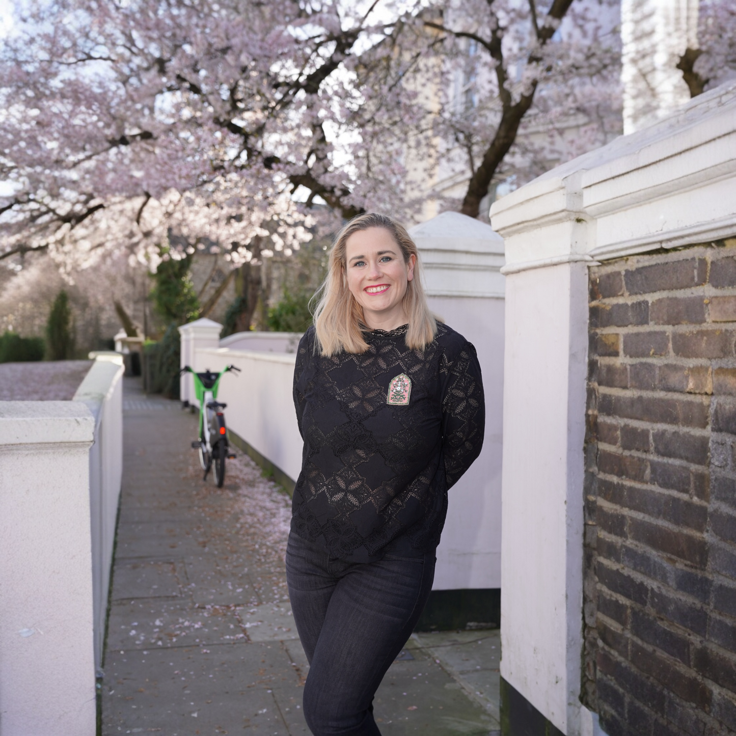 Floral Mughal Arch Beaded Brooch Pin