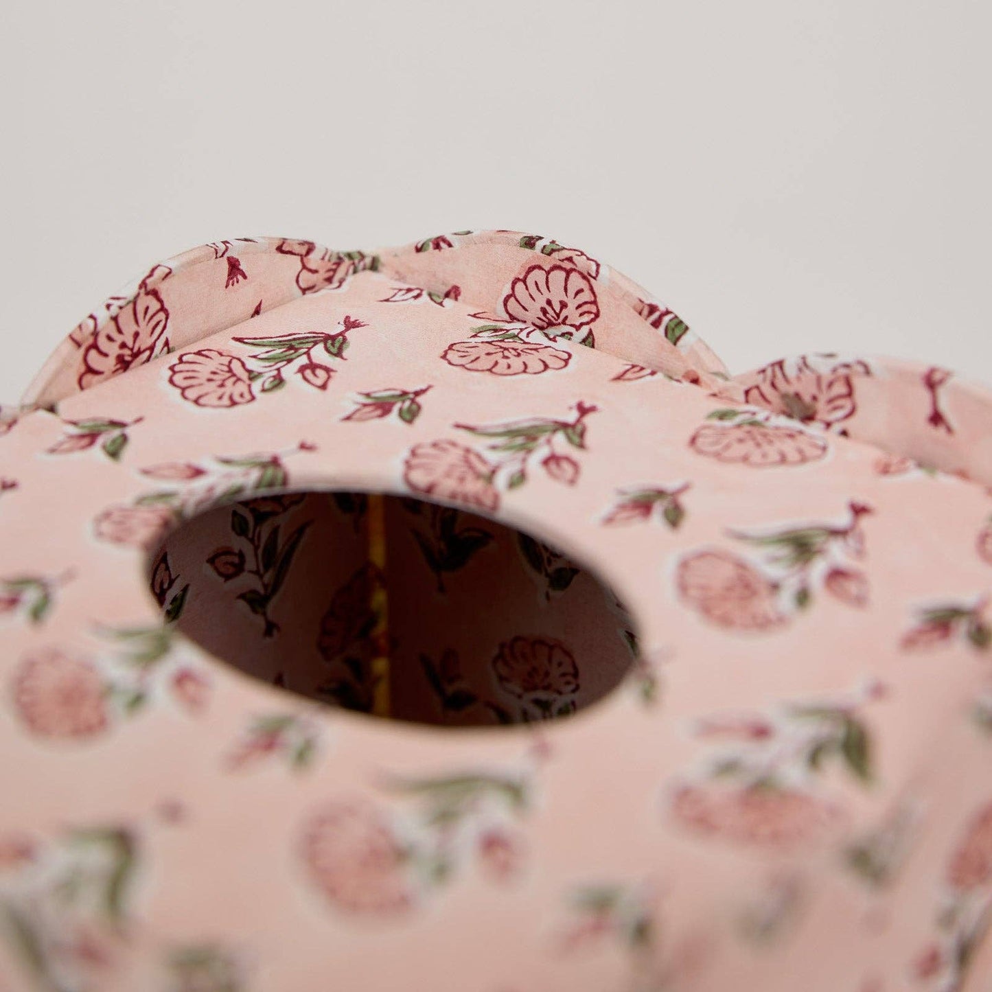 [PRE-ORDER] Block Printed Tissue Box - Ditsy Floral Blush