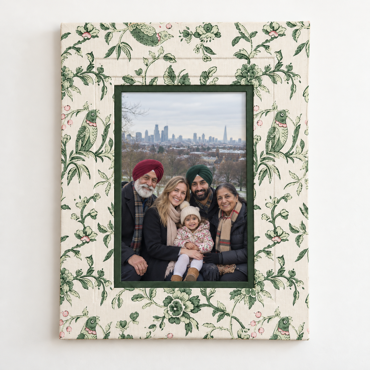 Wall Frame, Photo Print, and Portrait Session Bundle (Large, Green)