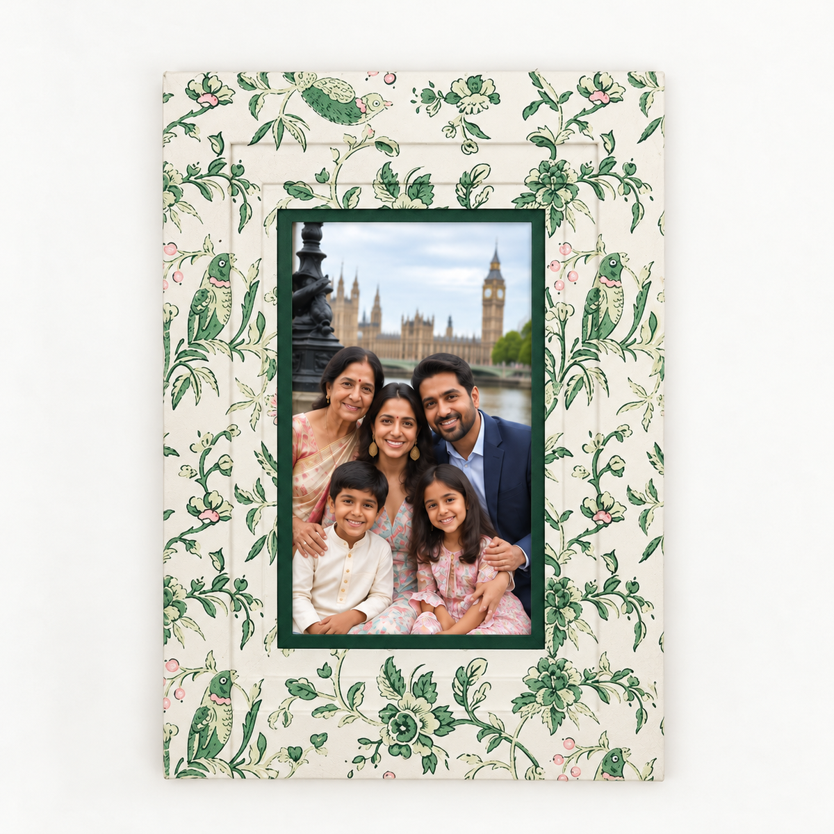Wall Frame, Photo Print, and Portrait Session Bundle (Large, Green)