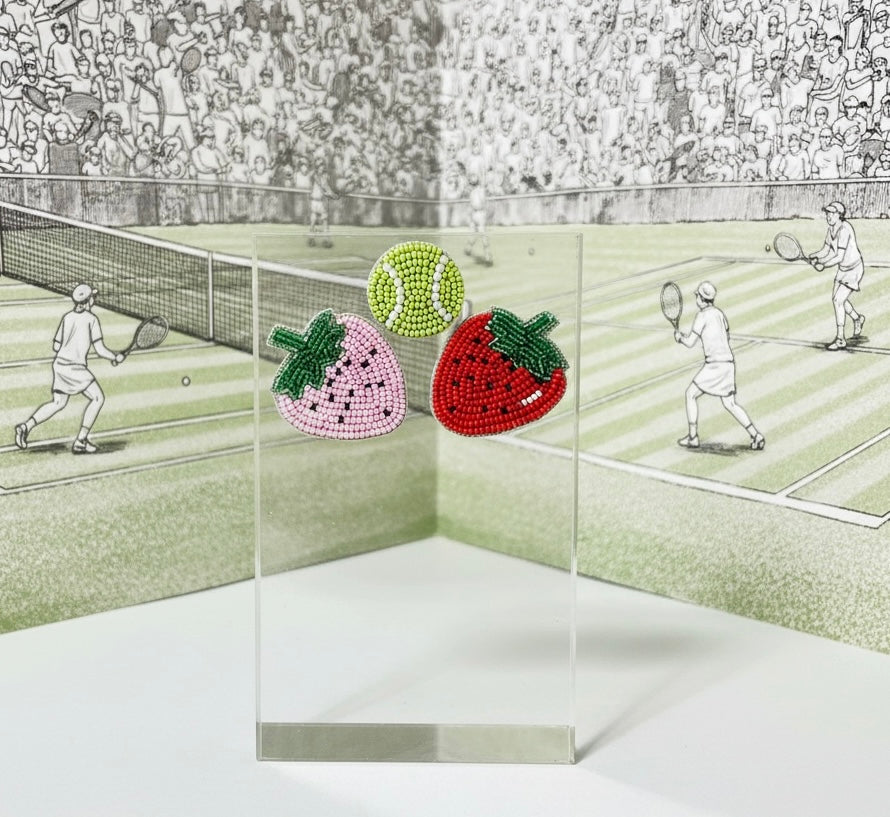 Time for Tennis Mix & Match Beaded Earring Trio - Only 5 Remaining!