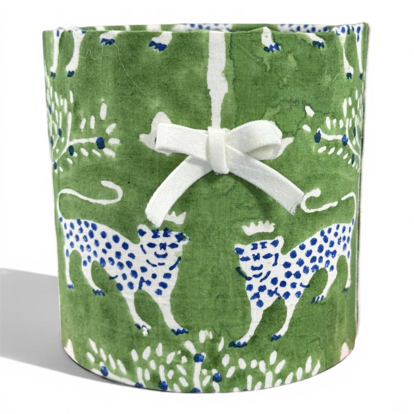 Bespoke Handmade Block Print Lamp Shade (15cm)