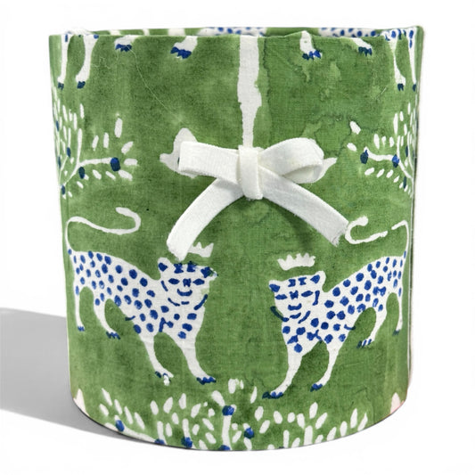 Bespoke Handmade Block Print Lamp Shade (15cm)