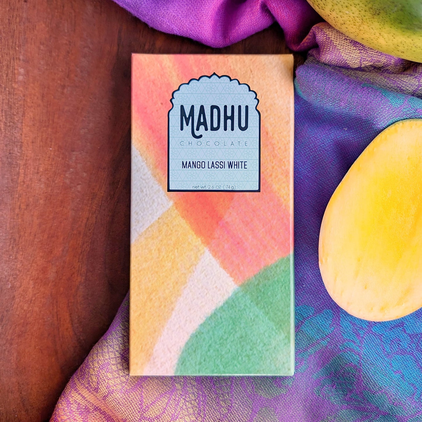 Mango Lassi White Chocolate Bar - LAST FEW!