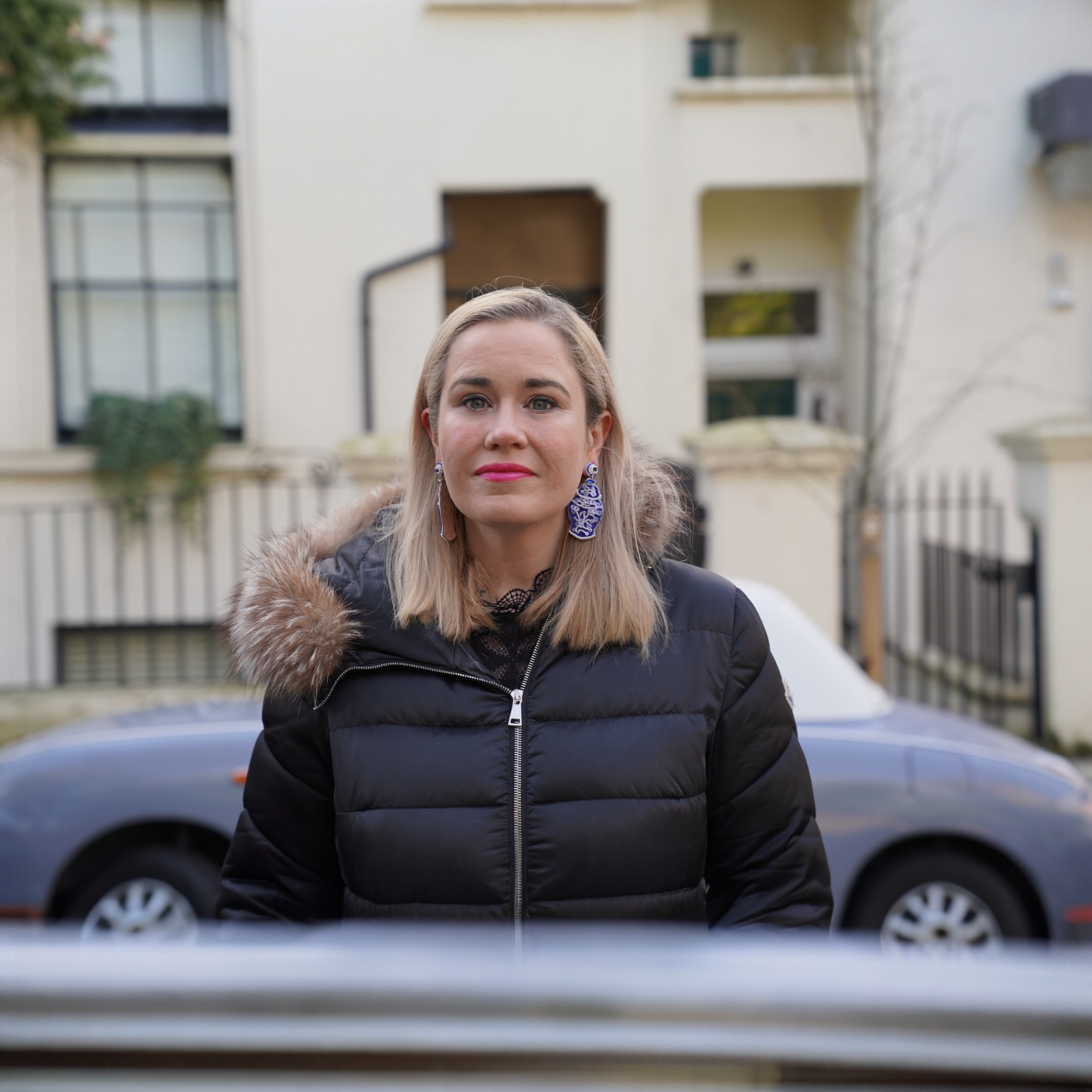 Chinoiserie Ginger Jar Beaded Earrings