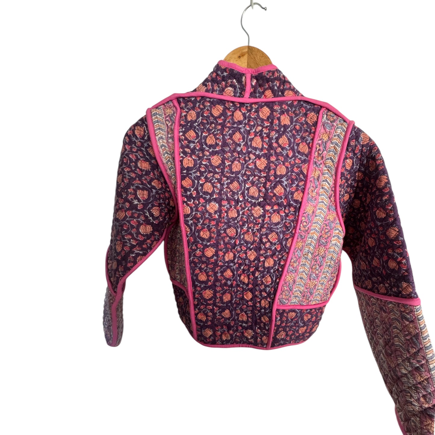 Sample Kalpana Reversible Jacket in Blooming Vines - Size XS - 1 LEFT