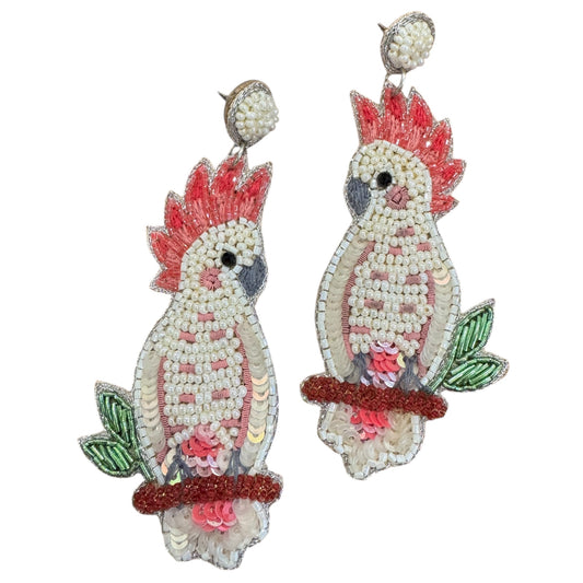 Cockatoo Beaded Earrings