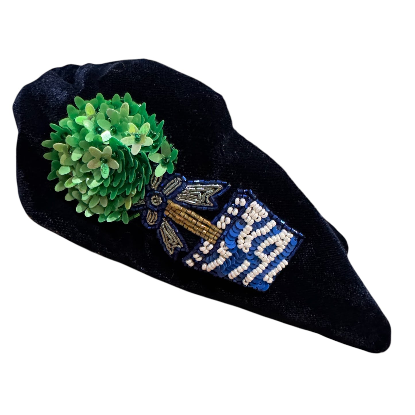 Velvet Topiary Headband