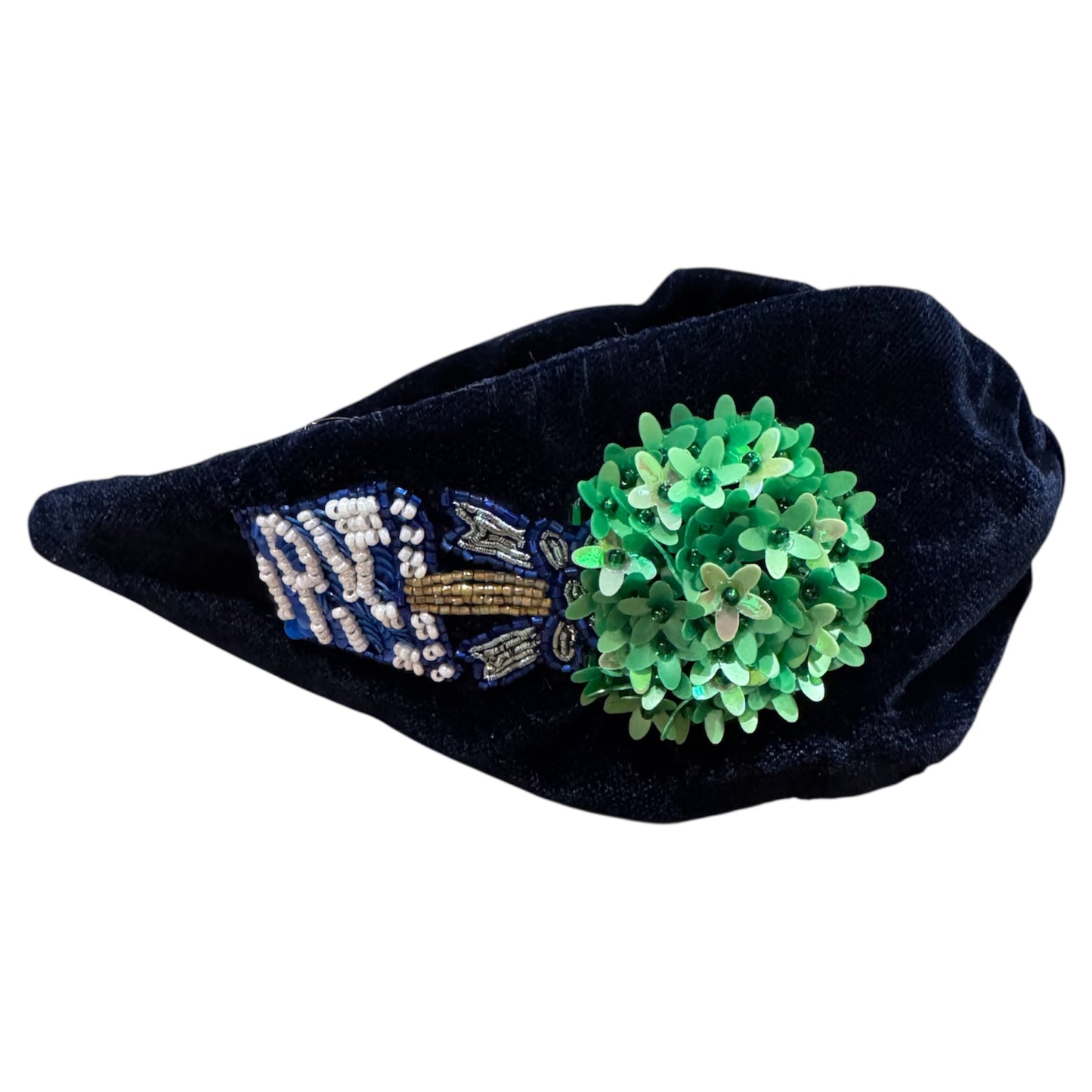 Velvet Topiary Headband